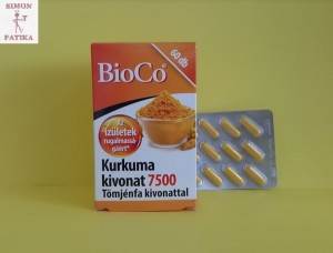 BioCo Kurkuma 7500 Tömjénfa kivonattal