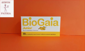 BioGaia Junior eper ízű rágotabletta probiotikum