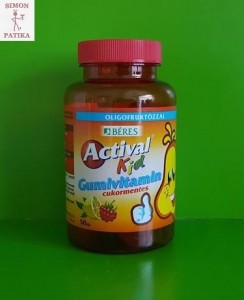 Béres Actival Gumitamin gyerek vitamin