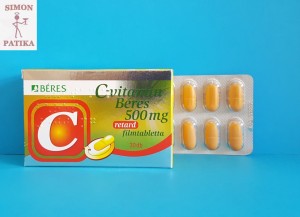 Béres C 500 mg retard tabletta 30db