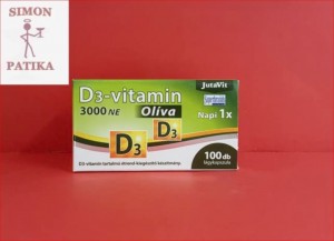 Jutavit D3 vitamin 3000 NE 100 db immunerősítés