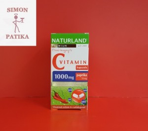 Naturland C vitamin 1000 mg + paprika 50mg kapszula