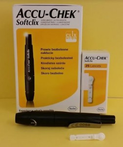 Accu-Chek ujjbegyszúró készülék + lándzsa
