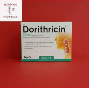 Doritricin mentol torok szopogató tabletta
