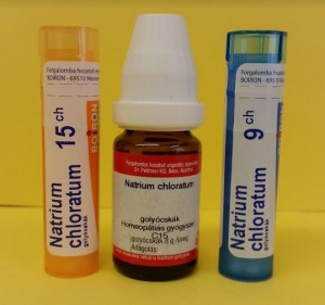 Natrium chloratum homeopátia