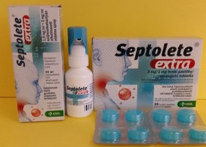Septolete Extra tabletta, spray