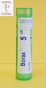 Borax C5 homeopátia afta Boiron