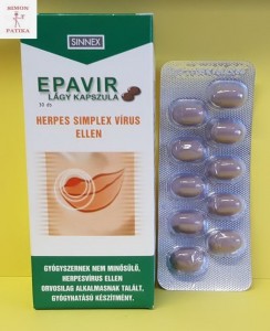 Epavir herpesz kapszula