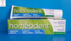 Homeodent fogfehérítős fogkrém homeopátiás mentol mentes
