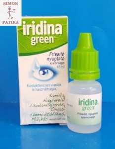 Iridina Green szemcsepp, műkönny