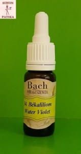 Békaliliom Water Violet Bach virágeszencia