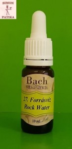 Forrásvíz Rock Water Bach virágeszencia