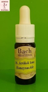 Jerikói lonc Honeysuckle Bach virágeszencia