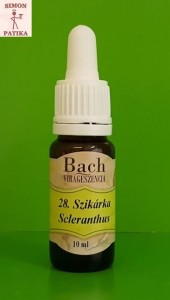 Szikárka Scleranthus Bach virágeszencia