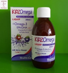 HealthAid Kidz Omega szirup okosító