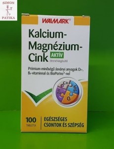 Walmark Aktív Kalcium -magnézium -cink csont, szépség