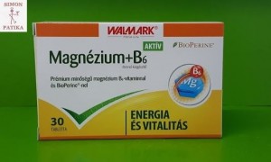 Walmark Aktív Magnézium + B6 tabletta stressz. görcs