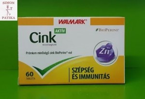 Walmark aktív Cink tabletta immunrendszer