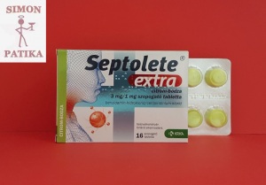 Septolete Extra citrom-bodza tabletta torokfájás