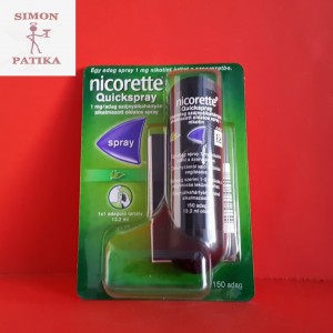 Nicorette Quickspray 1 mg/adag szájnyálkahártyán alkalmazott spray