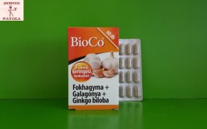 BioCo Fokhagyma Galagonya Ginkgo biloba 90db
